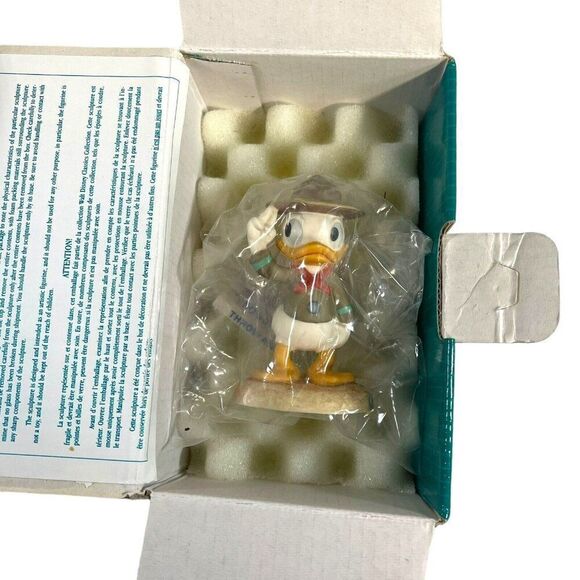 WDCC Walt Disney Classics A Real Trooper Nephew Duck 3.5” Tall w/COA Box - Picture 8 of 16